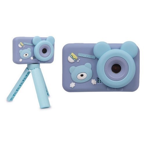 CAMARA FOTOS KOOLTECH IKIDS2A TEDDY AZUL